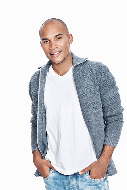 istock Smiling African American man with style 184838725