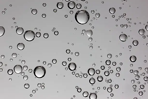Photo of Gray background image with bubbles