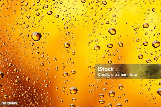 Water Drops Background Stock Photo - Download Image Now - Beer - Alcohol, Bubble, Backgrounds