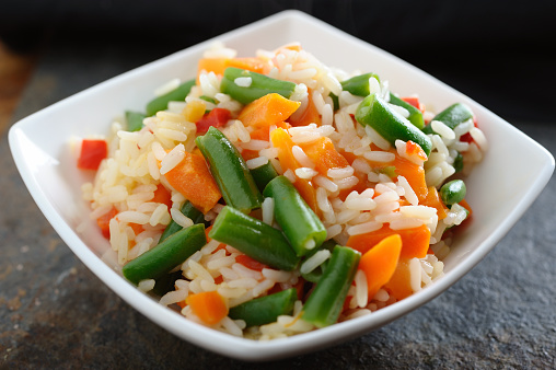 Rice with Mixed Vegetables.