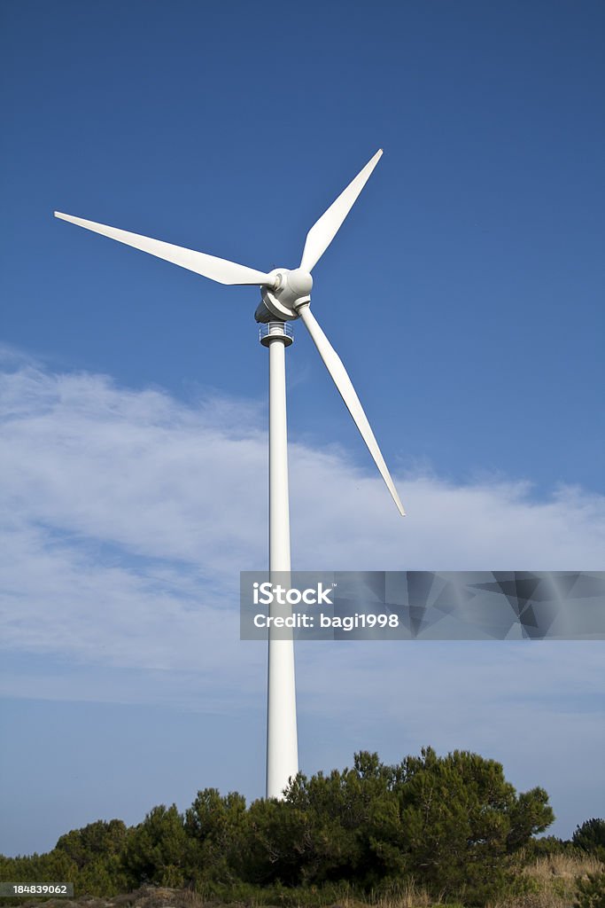Kraft generieren Windmühlen - Lizenzfrei Aufnahme von unten Stock-Foto
