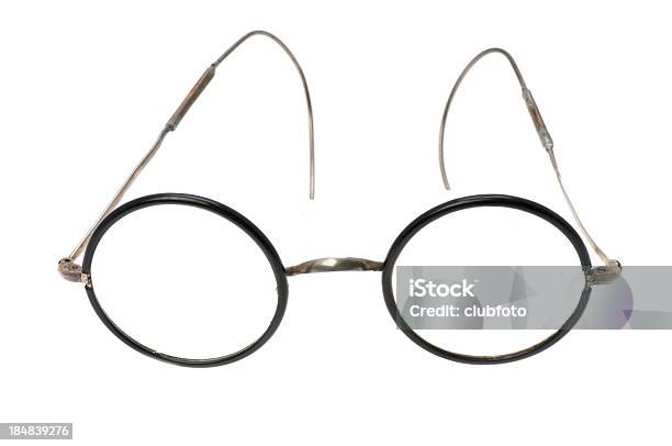 Foto de Vintage Óculos De Armação Grossa e mais fotos de stock de Óculos - Óculos, Círculo, Antigo