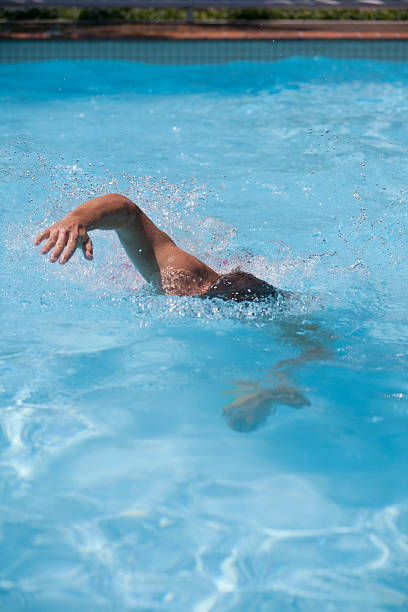 istock Man Swimming Freestyle 184839351