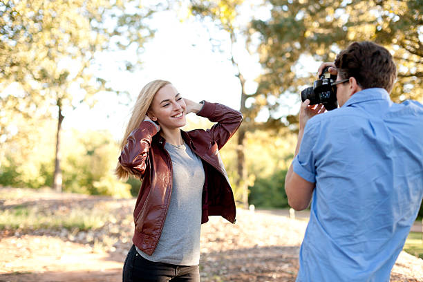 istock Man Taking a Woman's Picture 184839615