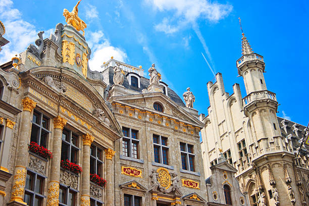 Grand Place in Brussels Grand Place in Brussels. brussels capital region stock pictures, royalty-free photos & images