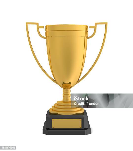 Premio Gold Cup - Fotografie stock e altre immagini di Competizione - Competizione, Composizione verticale, Dorato - Colore descrittivo