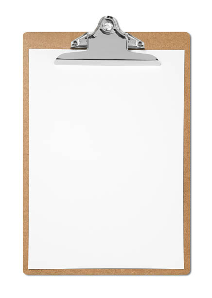 Blank Clipboard stock photo