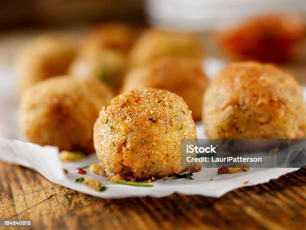 Arancini Wikipedia Stock Photo - Download Image Now - Croquette, Rice Croquette, Cheese