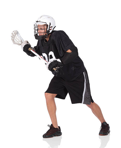 istock Profile of a lacrosse player 184841640