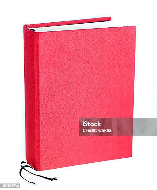 Livro Vermelho Sobre Fundo Branco - Fotografias de stock e mais imagens de Livro - Livro, Capa de Livro, Fechado