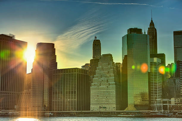 istock Sunset over New York City 184842006