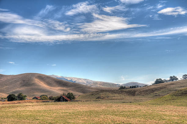 Ranch nel paese (HDR - foto stock