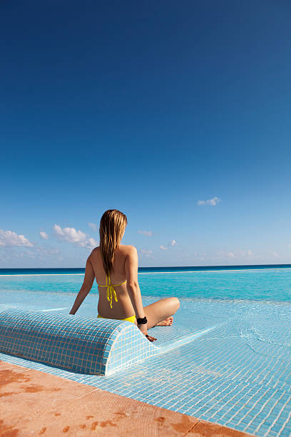 istock Vacationing in Caribbean Beach Resort Hotel Vt 184842349