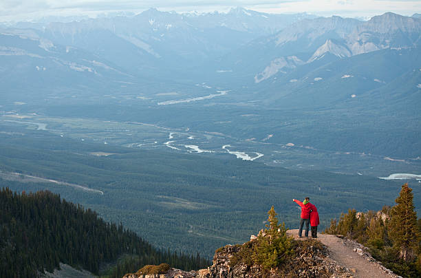 istock Mother and Son on a Mountain 184842397