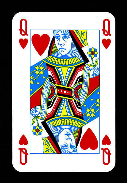 istock Playing Card: Queen of Hearts 184843189