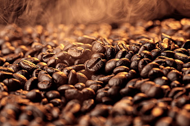 Scent of the coffee stock photo