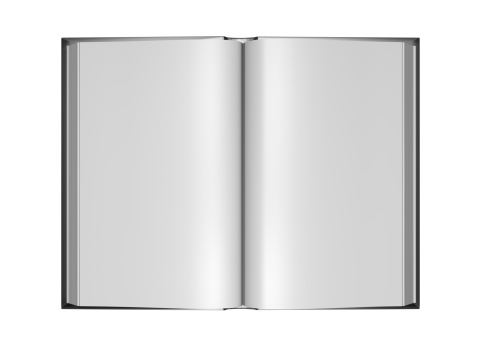 An Illustration of a Open Book isolated on a white background