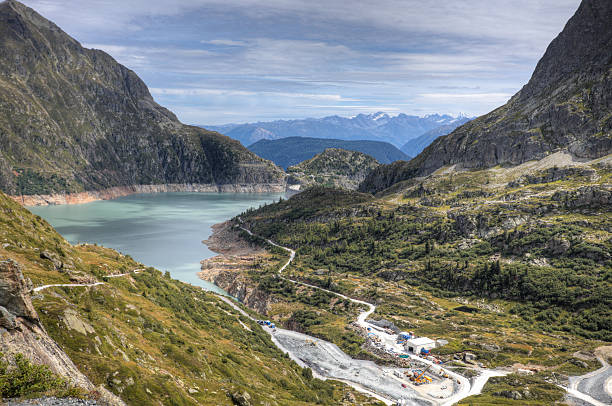 istock Arch dam, clean energy from water 184843367