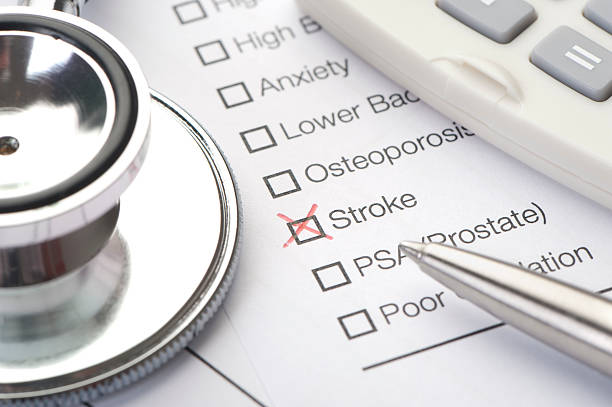 istock Close up of stroke checked on a medical test 184843449