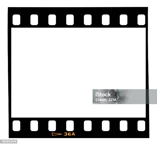 Slide Fotograma De La Película En Blanco Foto de stock y más banco de imágenes de Película - Equipo fotográfico - Película - Equipo fotográfico, Borde, Marco