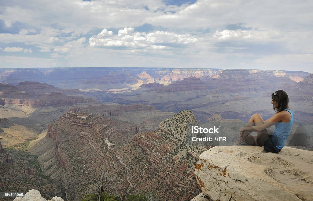 Gran Cañón, disfrutando de la vista (XXXL - Foto de stock de 20 a 29 años libre de derechos