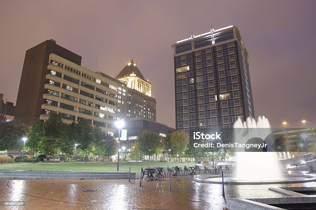 Innenstadt von Greensboro - Lizenzfrei Greensboro - North Carolina Stock-Foto