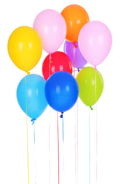 istock Bouquet of multicolored baloons 184845247