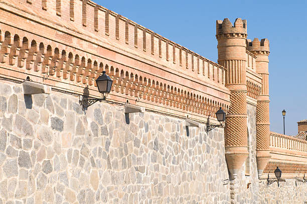 The Alcazar walls were rebuilt after the Spanish Civil War