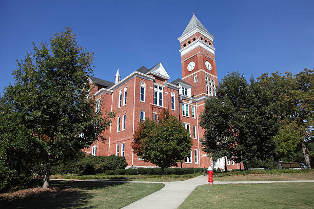 Clemson University Clemson University is an American public, coeducational, land-grant, sea-grant, research university located in Clemson, South Carolina. south carolina photos stock pictures, royalty-free photos & images