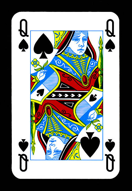 istock Playing Card: Queen of Spades 184846318