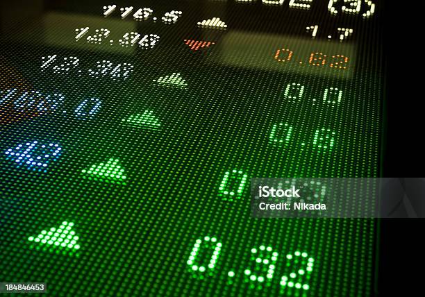 Stock Market Charts Stock Photo - Download Image Now - Trading Board, Stock Market and Exchange, Stock Market Data