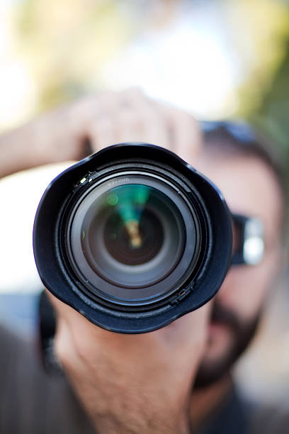 istock photographer and lens 184846470
