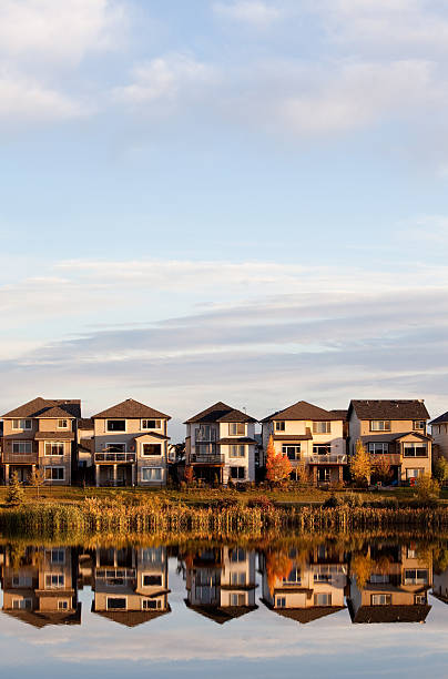istock Residential Houses Reflection 184846518
