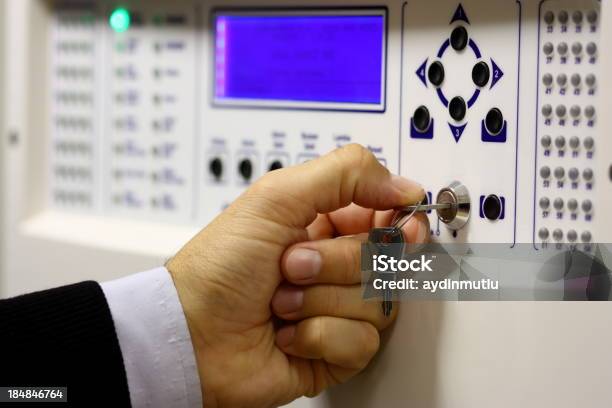 Teclado Do Sistema De Alarme - Fotografias de stock e mais imagens de Alarme Antirroubo - Alarme Antirroubo, Alarme de Incêndio, Negócios