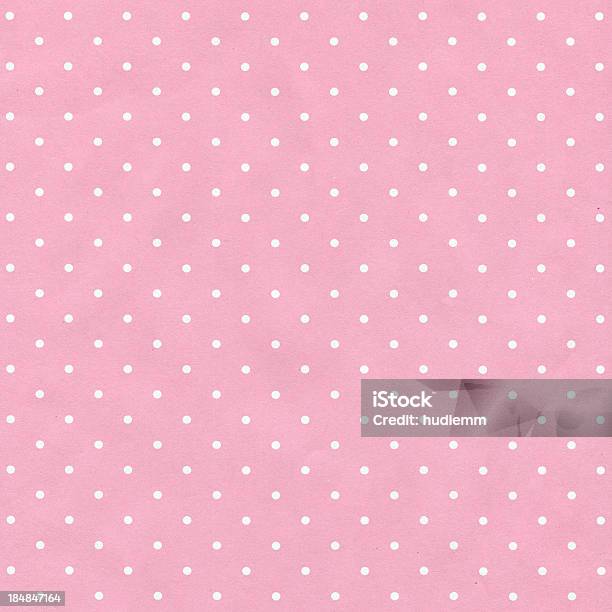 Polka Dot Textura De Papel Foto de stock y más banco de imágenes de Papel de envolver - Papel de envolver, Patrones visuales, Rosa - Color