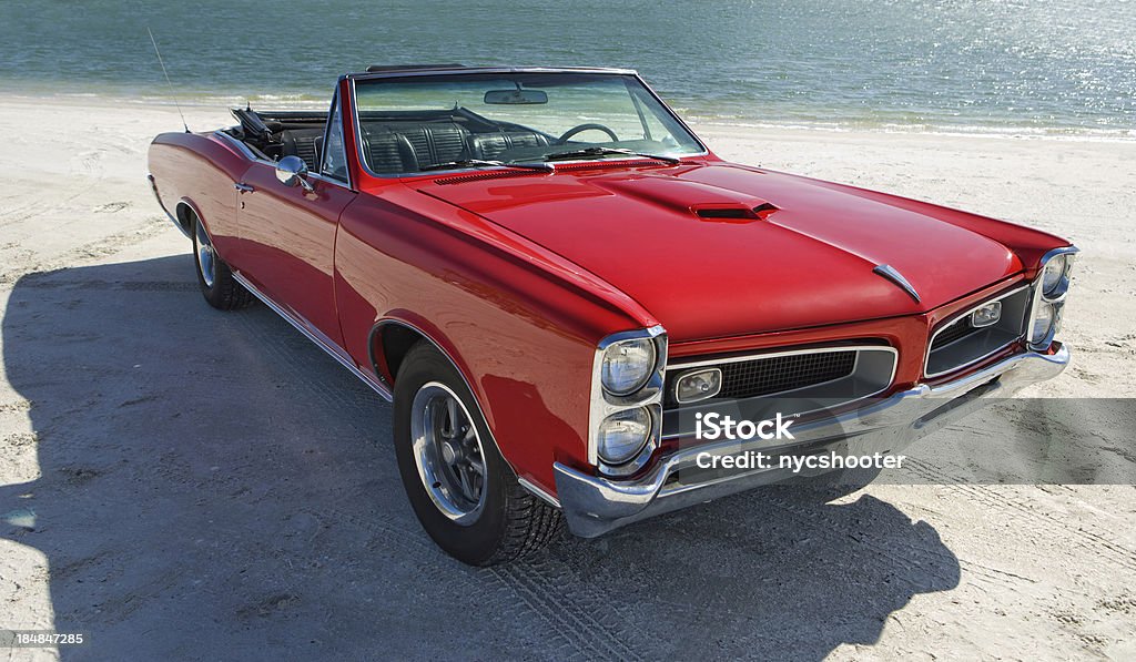Classic American Muscle Car Classic car restored GTO with all insignia's removed. Convertible American car from the 1960's.Please Also See: Collector's Car Stock Photo
