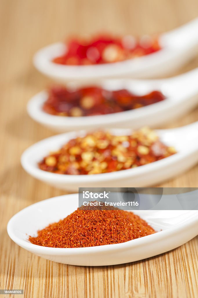 Chile rojo pimientos - Foto de stock de Alimento libre de derechos