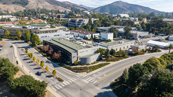 San Luis Obispo California, USA - 11-10-2023: California Polytechnic State University at San Luis Obispo known simply as 