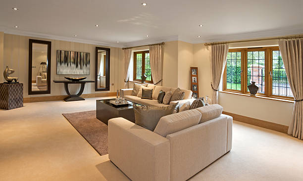 istock lovely, ﻿spacious living room 184848698