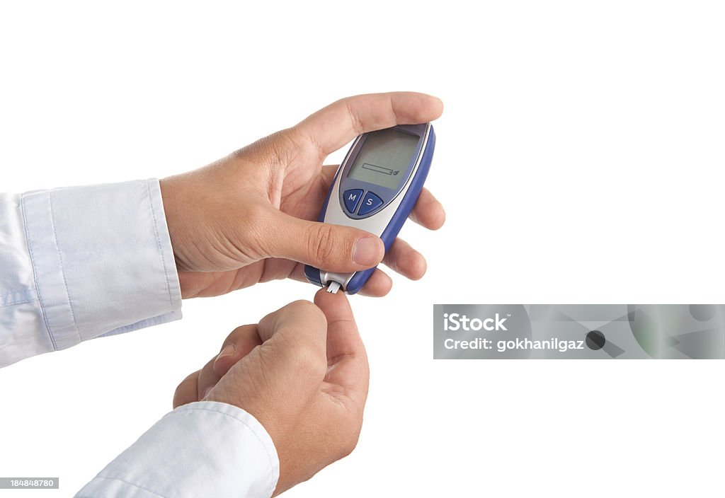 Checking Blood Sugar level Elderly woman with diabetes checking blood sugar level with a glucose monitor Blood Sugar Test Stock Photo Checking Blood Sugar level Elderly woman with diabetes checking blood sugar level with a glucose monitor Blood Sugar Test Stock Photo