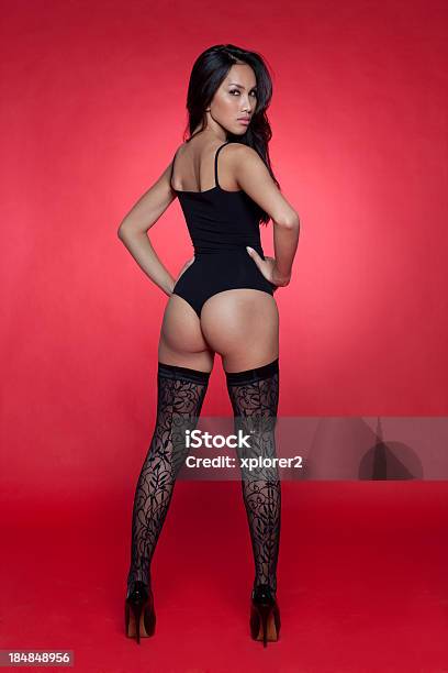 Attractive Asian Modelo Foto de stock y más banco de imágenes de Pequeño - Pequeño, Tanga, Adulto