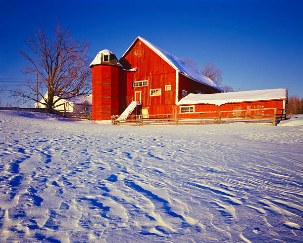 istock Winter in the Vermont Country side 184849120