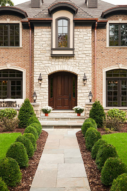 Traditional two-story home.