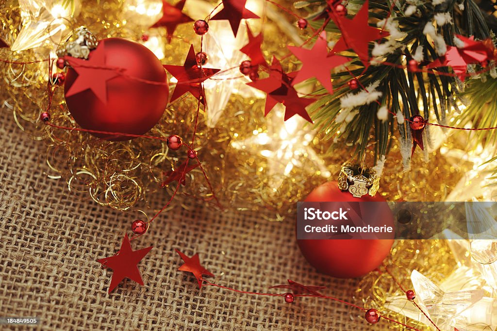 Boże Narodzenie dekoracje z kopia miejsce - Zbiór zdjęć royalty-free (Bez ludzi)