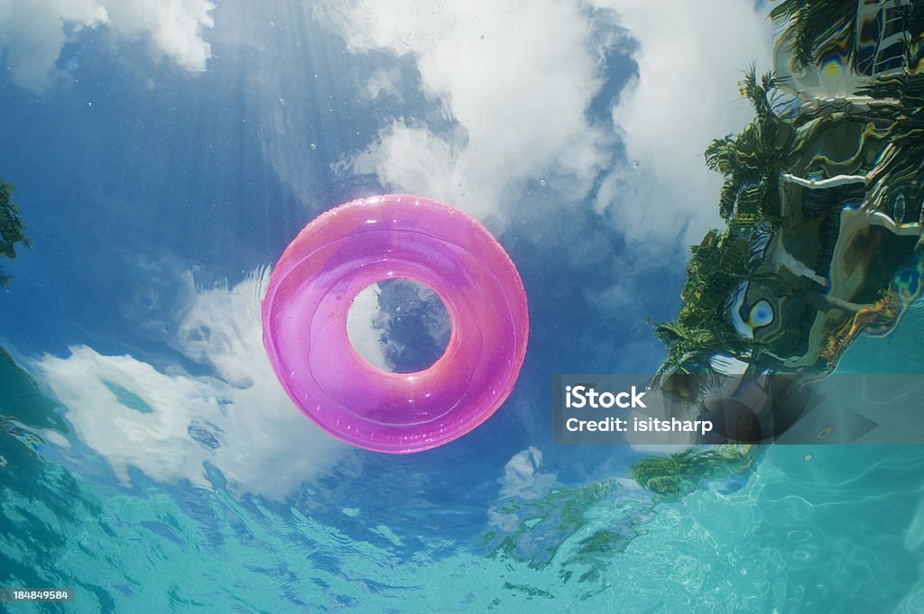 Hoop na piscina - Foto de stock de Piscina royalty-free
