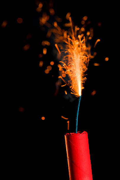 fire cracker-dynamite - firework display traditional festival bomb explosive стоковые фото и изображения