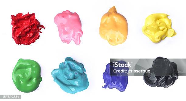 Collection Of Paint Stock Photo - Download Image Now - Blob, Paint, Green Color