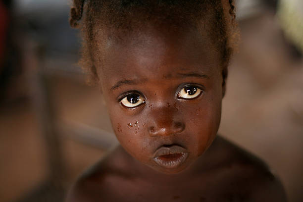 istock Sad African Girl 184851007