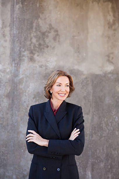 istock Business woman with a great attitude 184851156