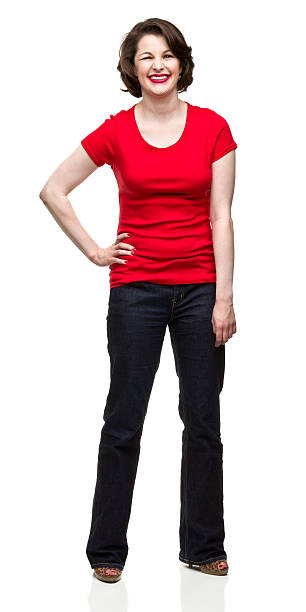 istock Laughing Standing Woman 184851368